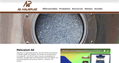 Desktop Screenshot of malarplast.se
