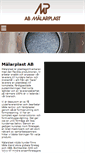 Mobile Screenshot of malarplast.se
