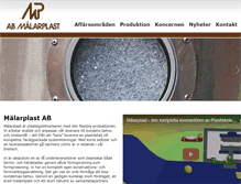 Tablet Screenshot of malarplast.se